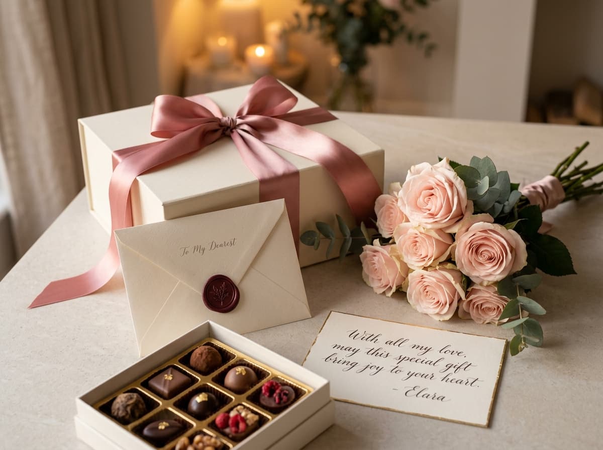 Discreet Luxury Gift Hamper with designed wax card