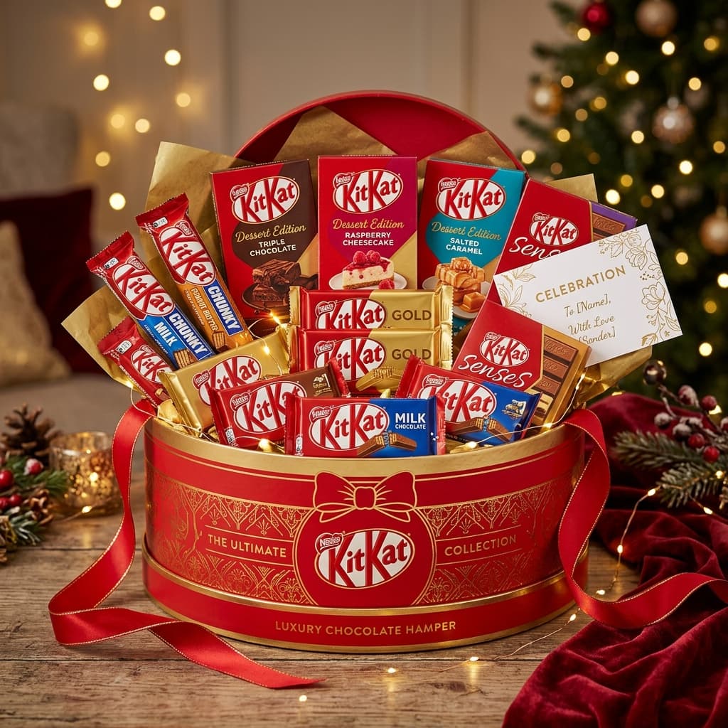 Personalized Festive Photo Mug & Treats